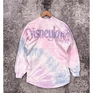 Disneyland Resort Pastel Tie-Dye Long Sleeve Tee - Pink/Blue